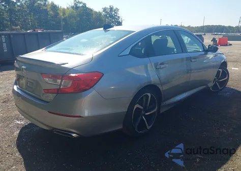 2022 Honda Accord Sport из США, поврежденный, VIN 1HGCV1F39NA050193